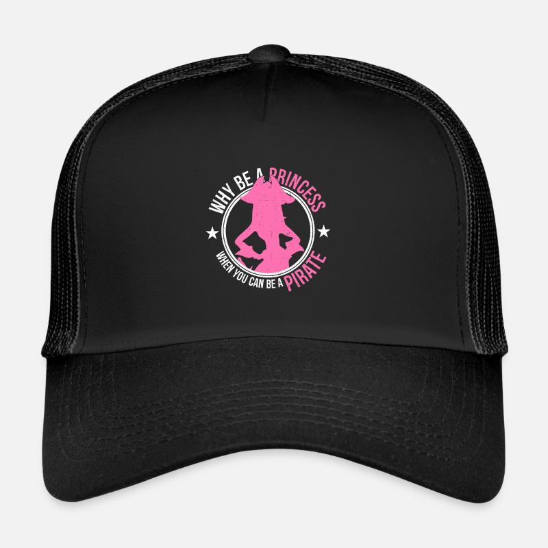 Pourquoi être une princesse quand on peut être un pirate Casquette trucker 
