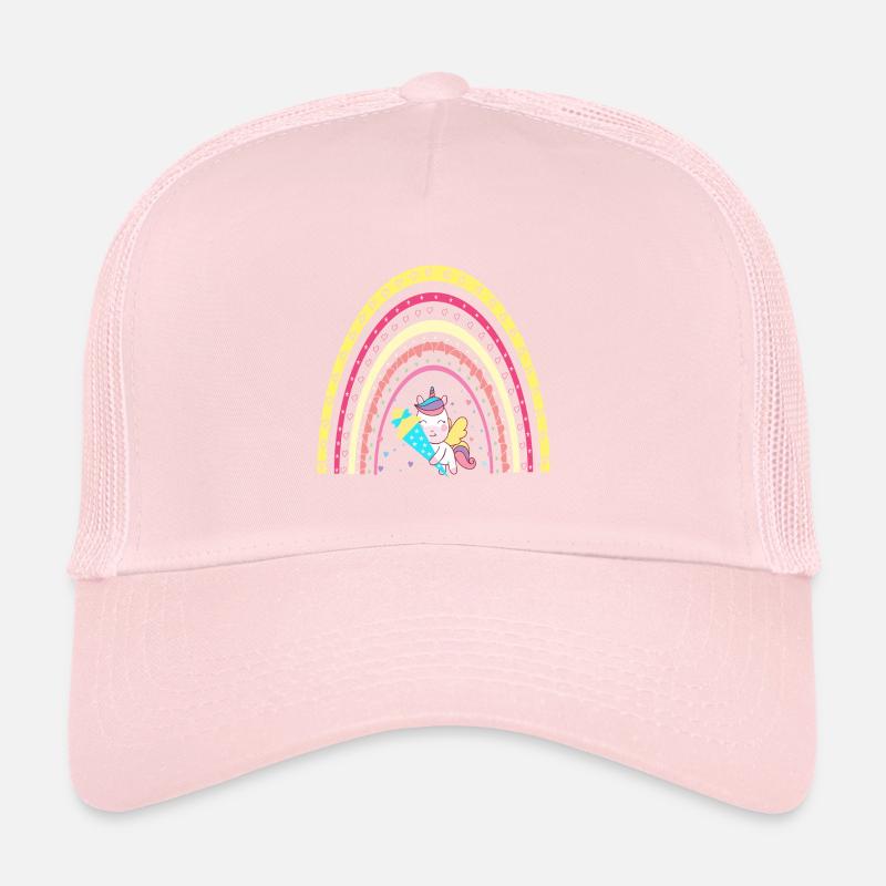 Schulkind Einschulung Regenbogen Trucker Cap