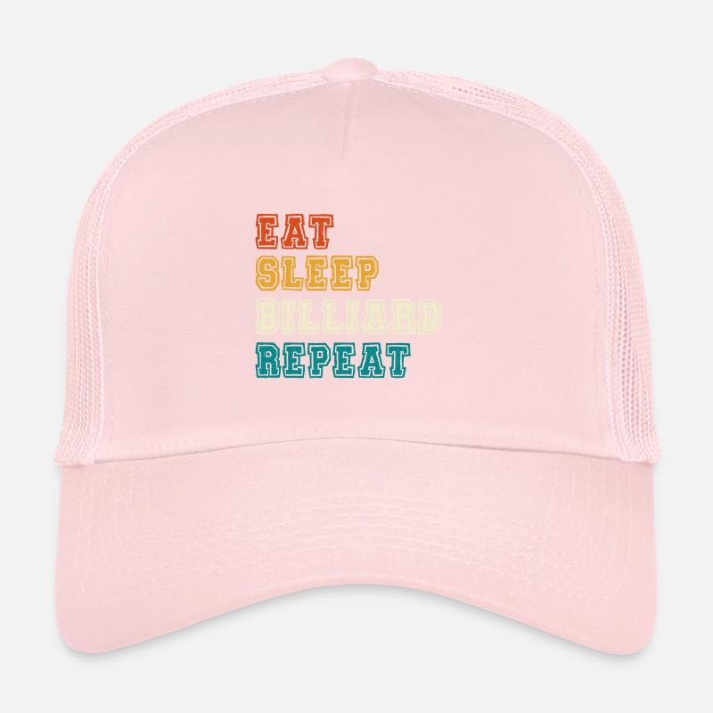 Aim Shooting Swear Repeat Billiardsku Trucker Cap