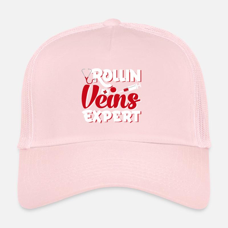 Rollin Veins Expert Phlébotomiste Phlébotomie Casquette trucker 