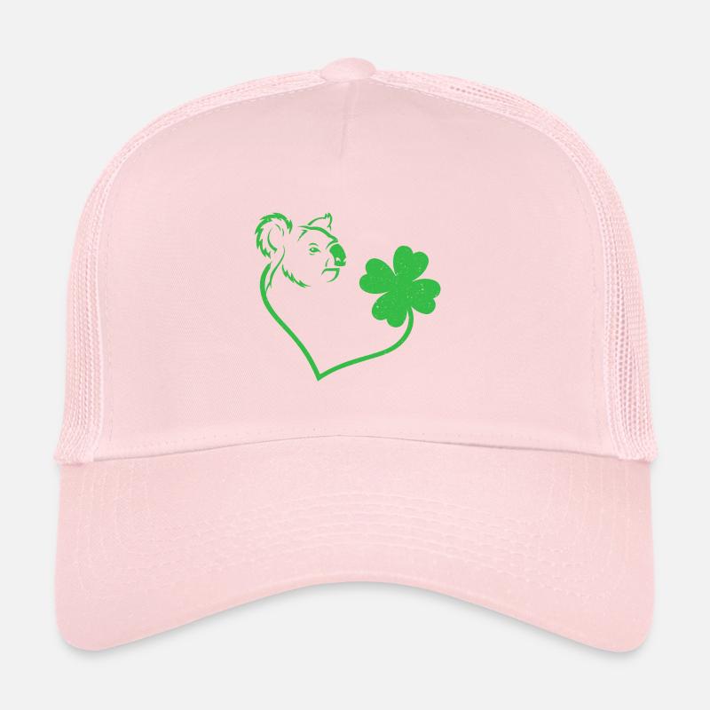 Koala Kleeblatt Herz Liebe Trucker Cap