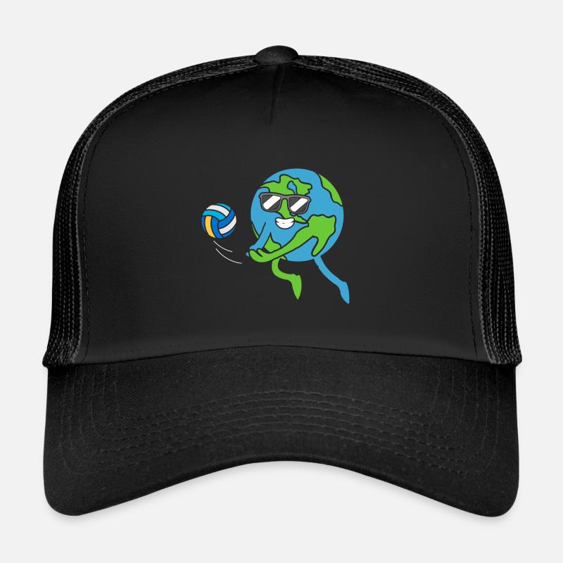 Journée de volleyball de la Terre Casquette trucker 