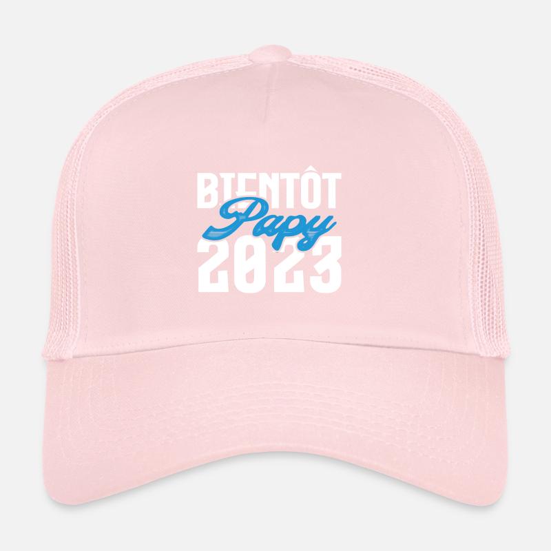 Cadeau Annonce grossesse bientôt Papy 2023. Casquette trucker 