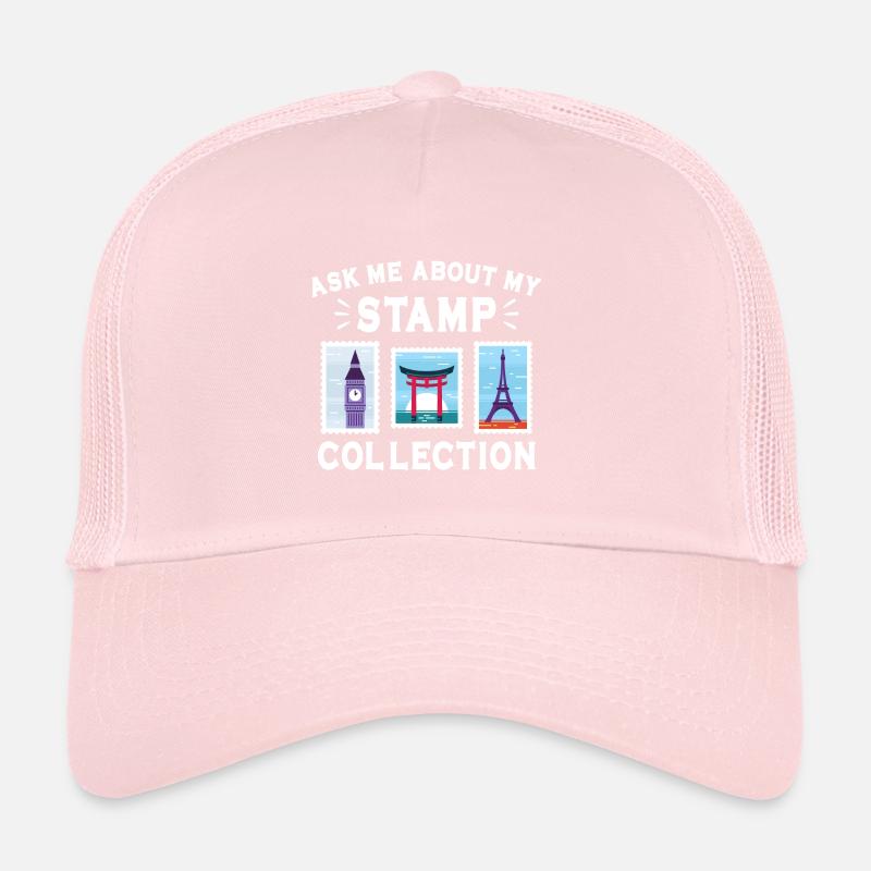 Stamp collecting Trucker Cap