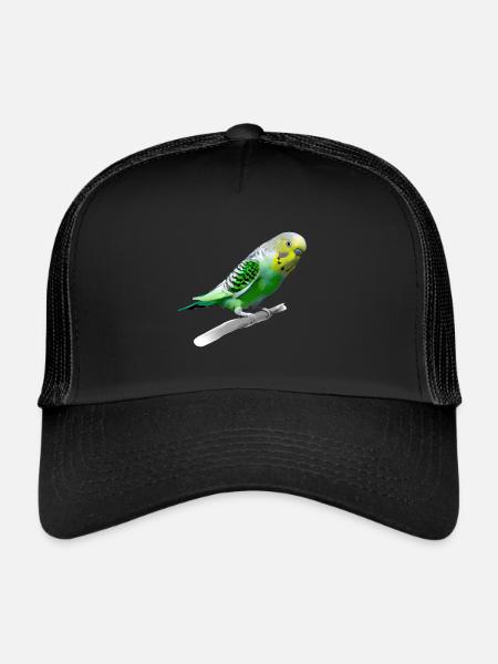 Perruche sucrée - Casquette trucker  - noir/noir - Devant