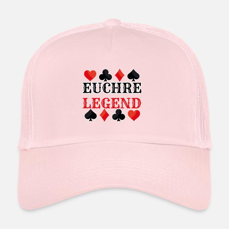 Euchre Legend Card Game Euchre Player Poker Euchre Trucker Cap