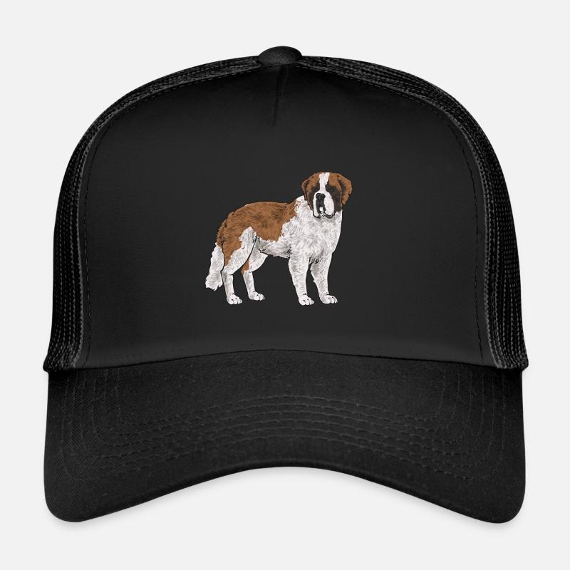 Saint-Bernard Chien Saint-Bernard Casquette trucker 