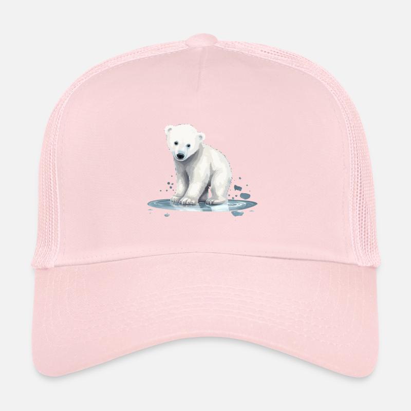 Polar Bear Baby Polar Bear Bear Trucker Cap