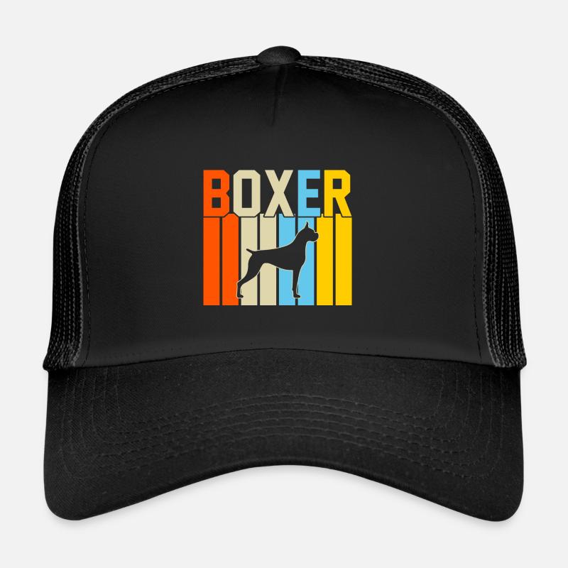 Boxer Retro-Design Boxer Geschenk Trucker Cap