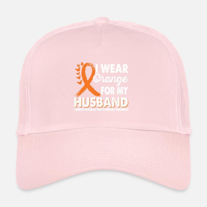 Tragen Sie Orange Für Den Ehemann Unterstützung Trucker Cap