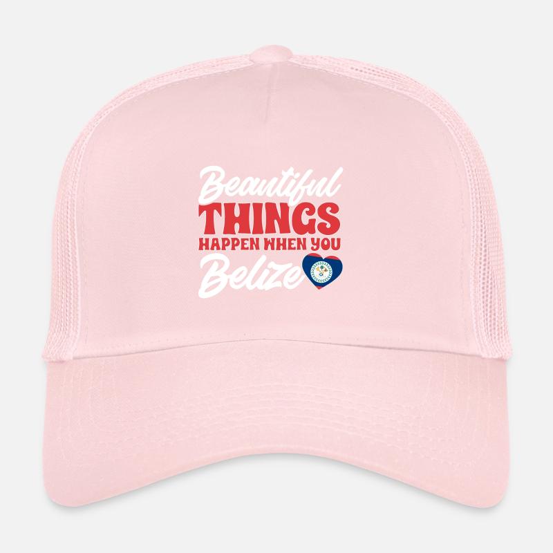 Drapeau du Belize Bélizien Casquette trucker 