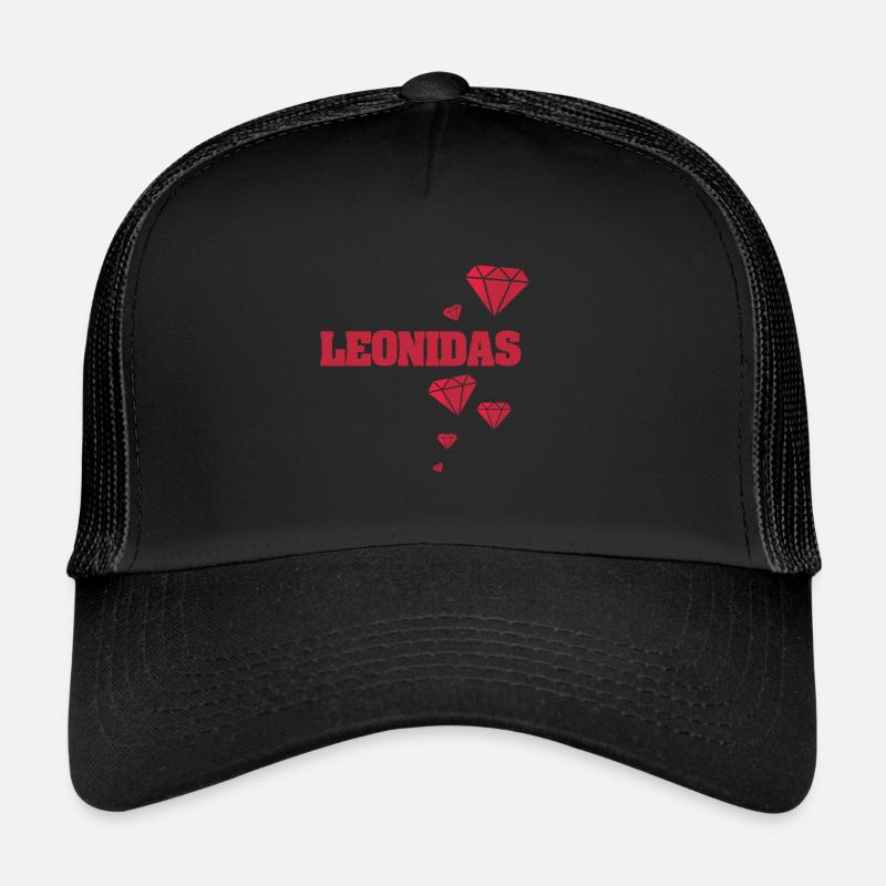 Leonidas Leonidas - Trucker Cap - Schwarz/Schwarz