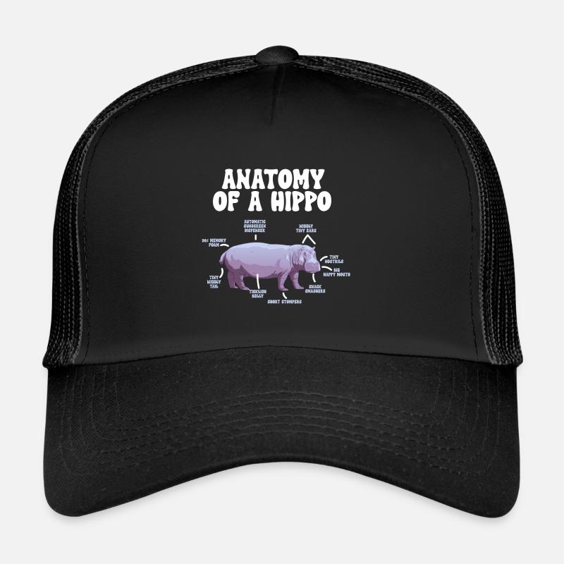 Hippopotame Hippopotame Casquette trucker 