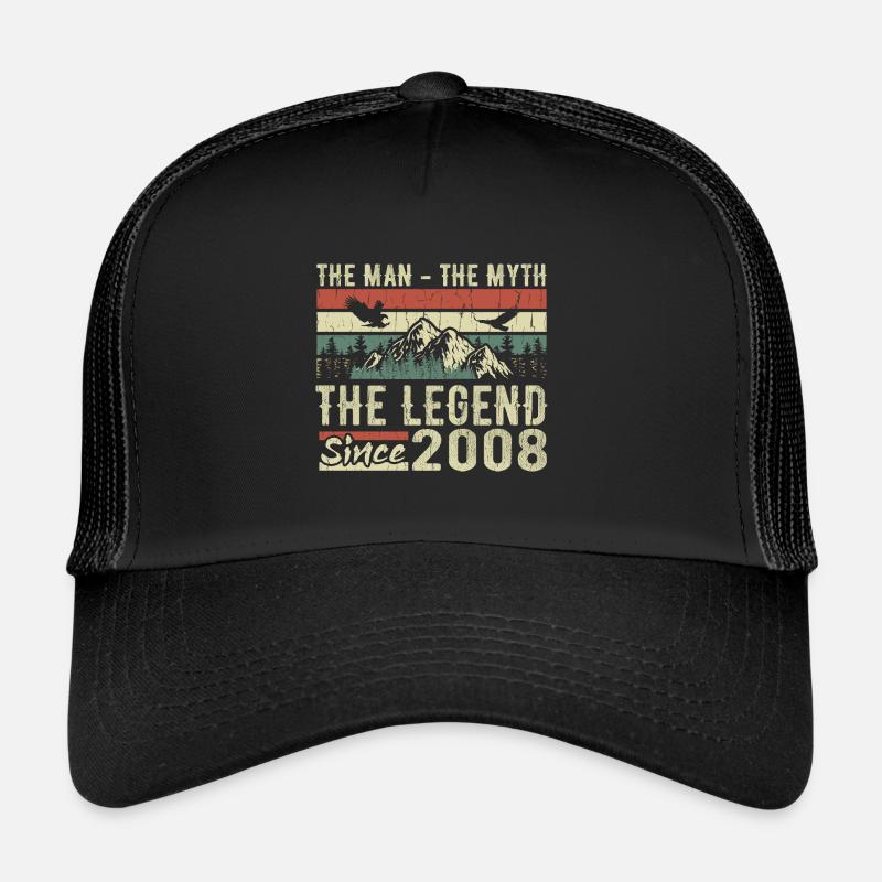 Retro 2008 Vintage - Cadeau D’anniversaire 2008 Casquette trucker 
