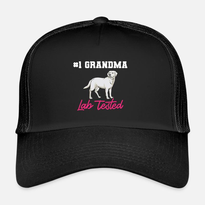 Weißer Labrador Retriever Weißer Lab Trucker Cap