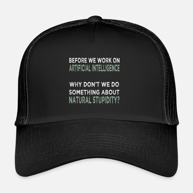 Intelligence artificielle Casquette trucker 