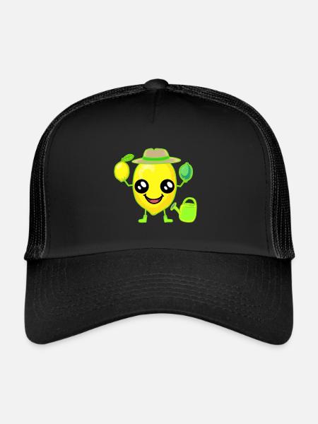 Citron Citron - Casquette trucker  - noir/noir - Devant