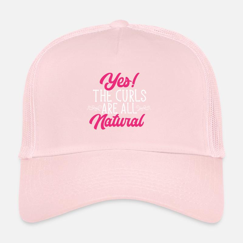 Lockiges Haar Afro Locken Natürliches Haar Trucker Cap