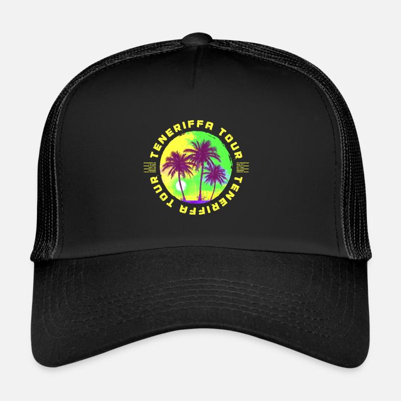 Teneriffa Tour Palmen Urlaub Trucker Cap