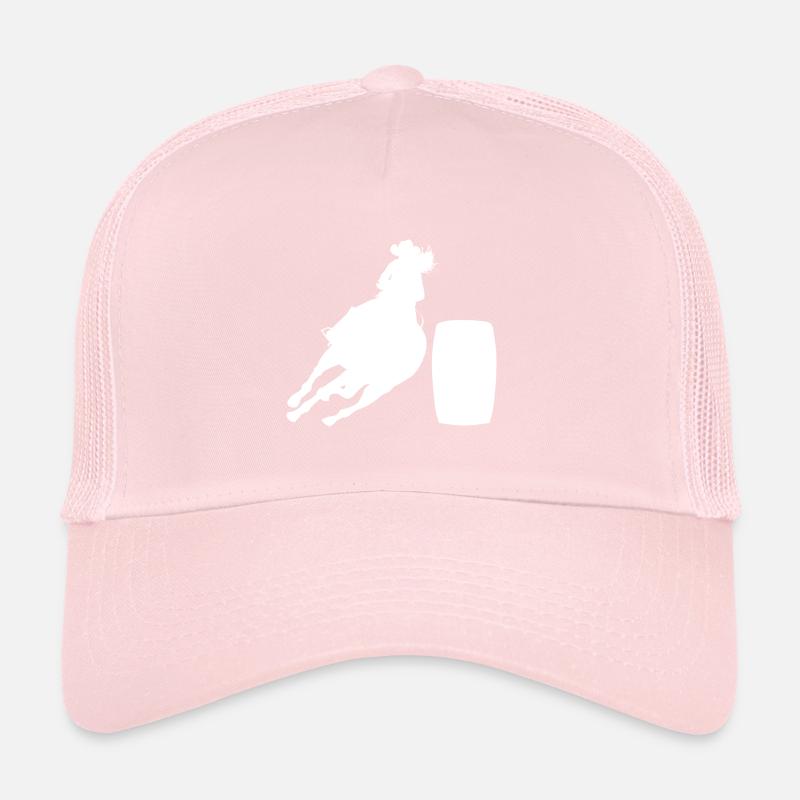 Rodeo Barrel Racing Horse Trucker Cap