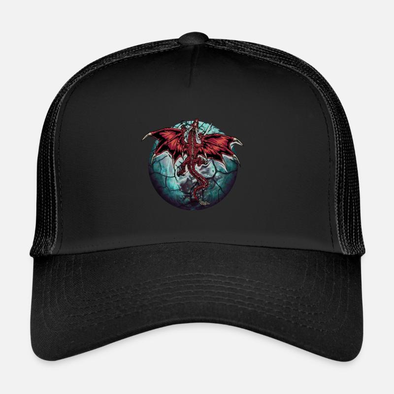 Planet Dragon Dragon - Trucker Cap - black/black