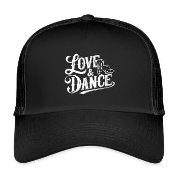 Ready for Line Dance Love Line Dancing - Trucker Cap - black/black - Front