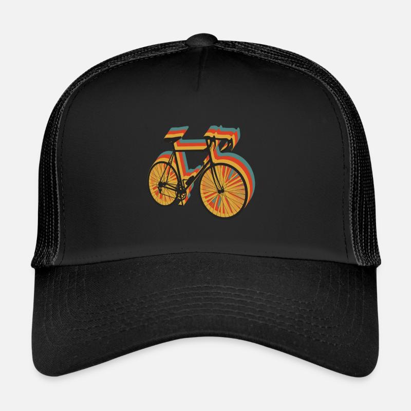 Rétro Vintage Vélo Vélo De Course Vélo de course Casquette trucker 