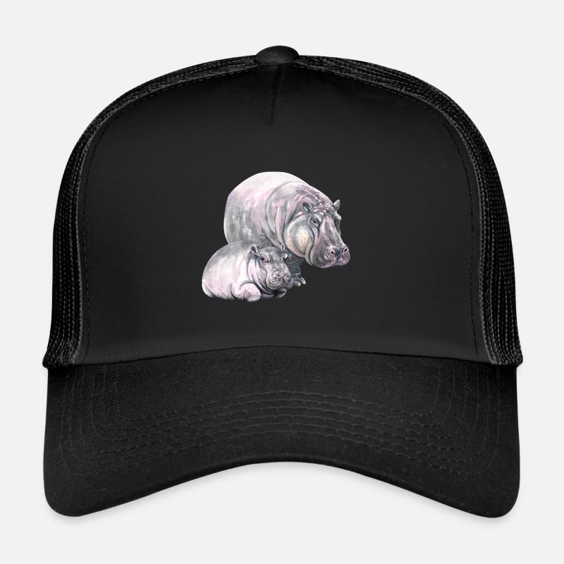 Hippo hippo-hippopotame t-shirt idée cadeau Casquette trucker 