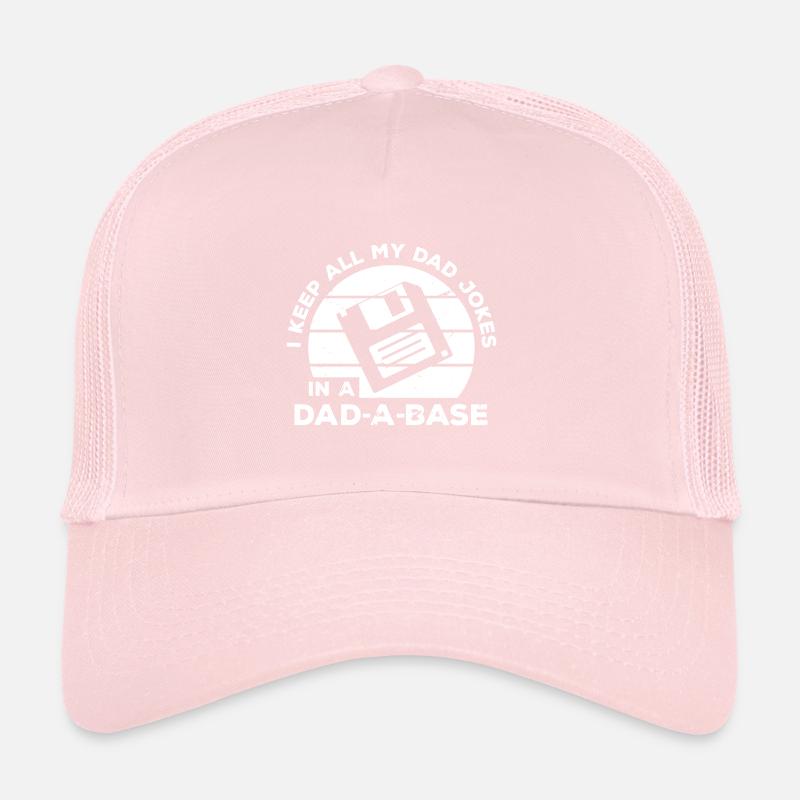 I Keep All My Dad Jokes In A Dad A Base Diskette Trucker Cap