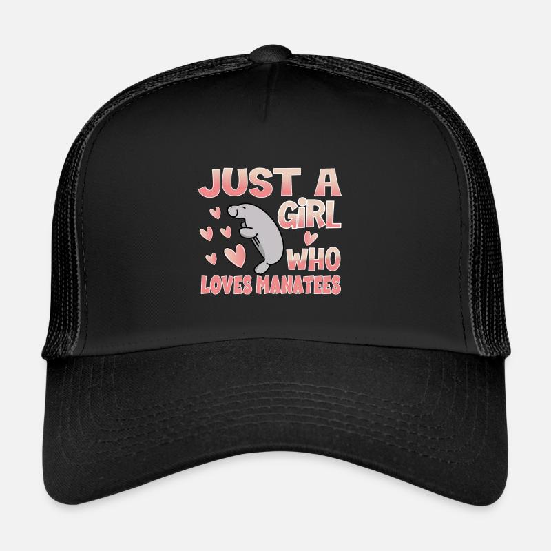 Manati Seekuh - Trucker Cap - Schwarz/Schwarz