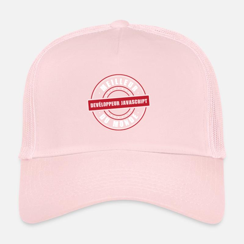 Meilleur développeur javascript profession métier Casquette trucker 