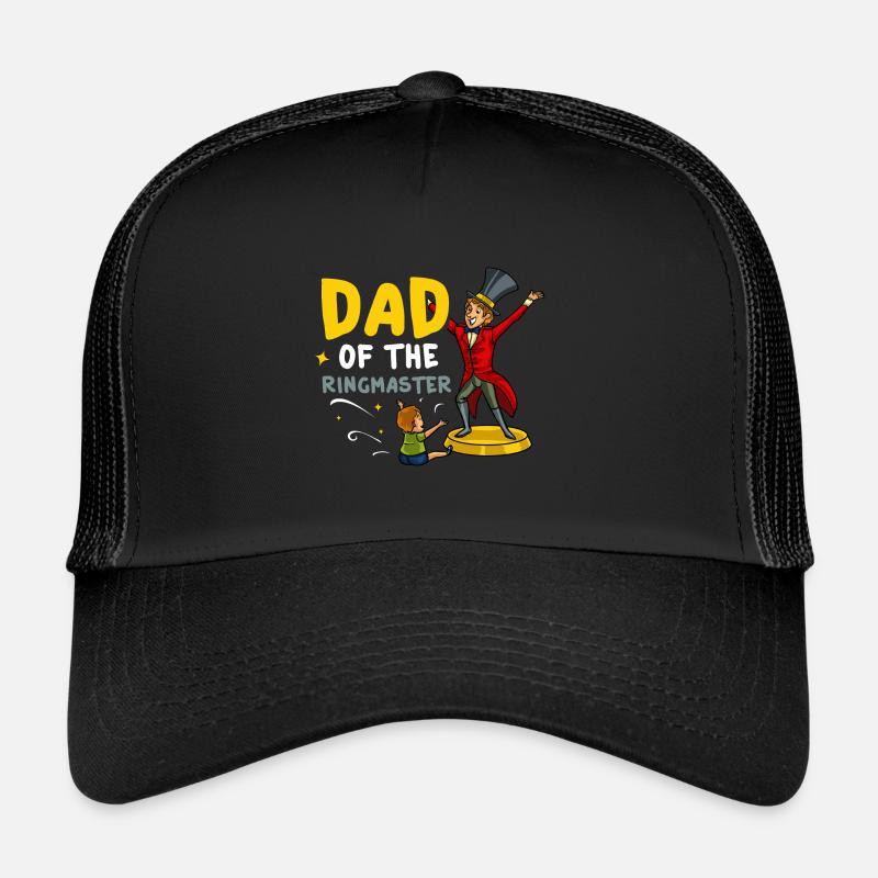 Circus Birthday Party Papa Theme Ringmaster Trucker Cap