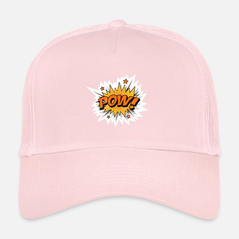 POW COMIC COMICSTYLE CARTOON POOW COMICS MOTS Casquette trucker 
