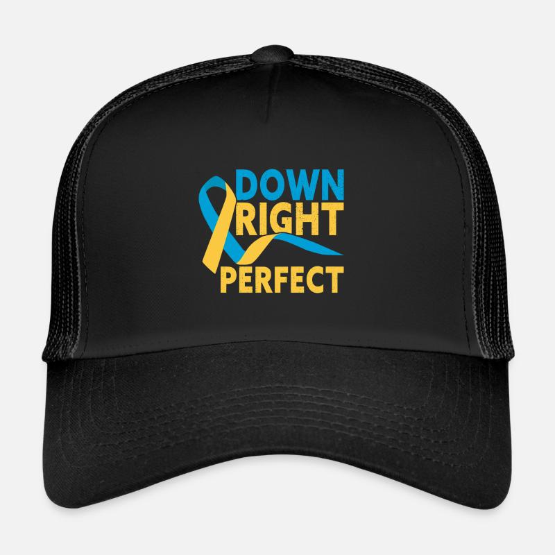 Down Right Perfect T21 Down Syndrome Awareness Trucker Cap