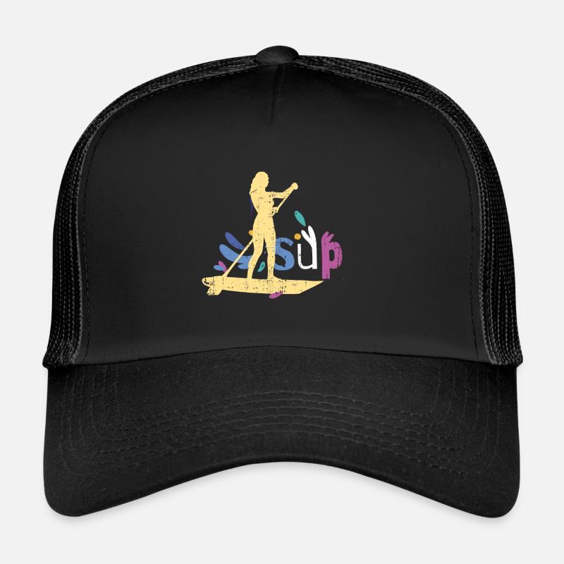 SUP Retro Stand Up Paddle Boarding Trucker Cap