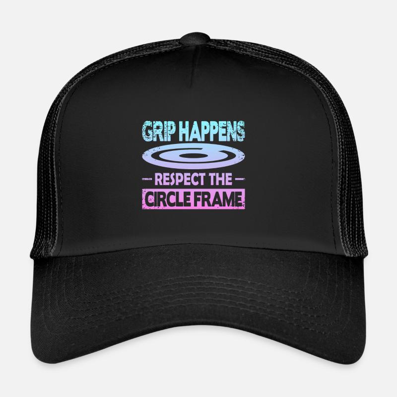 Grip Happens Respect The Circle Frame Trucker Cap