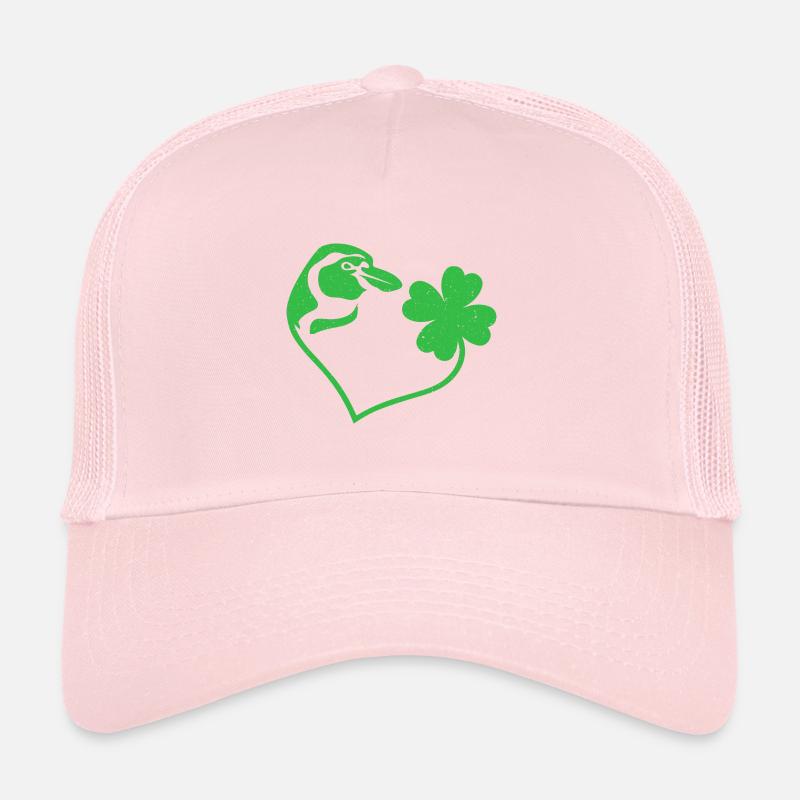 Pingouin Shamrock Lucky Charm Amour Casquette trucker 