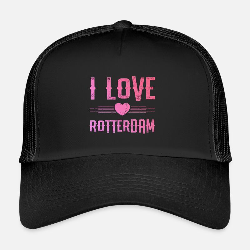 I Love Rotterdam Trucker Cap