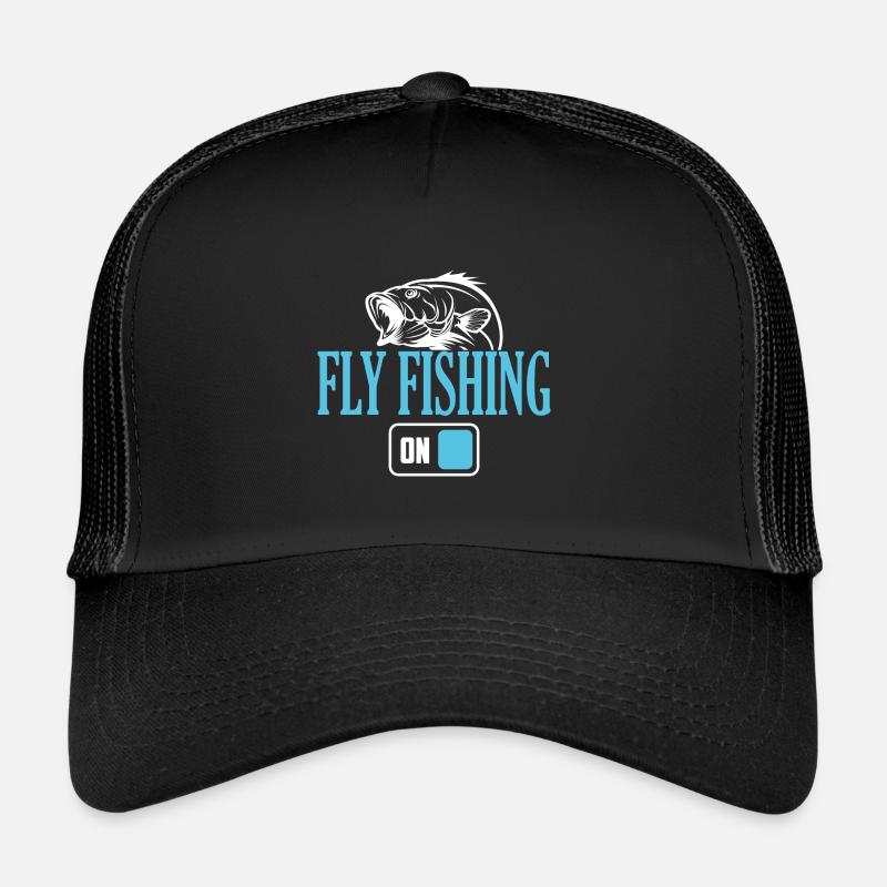 Mode de pêche à la mouche pêcheur activé Casquette trucker 