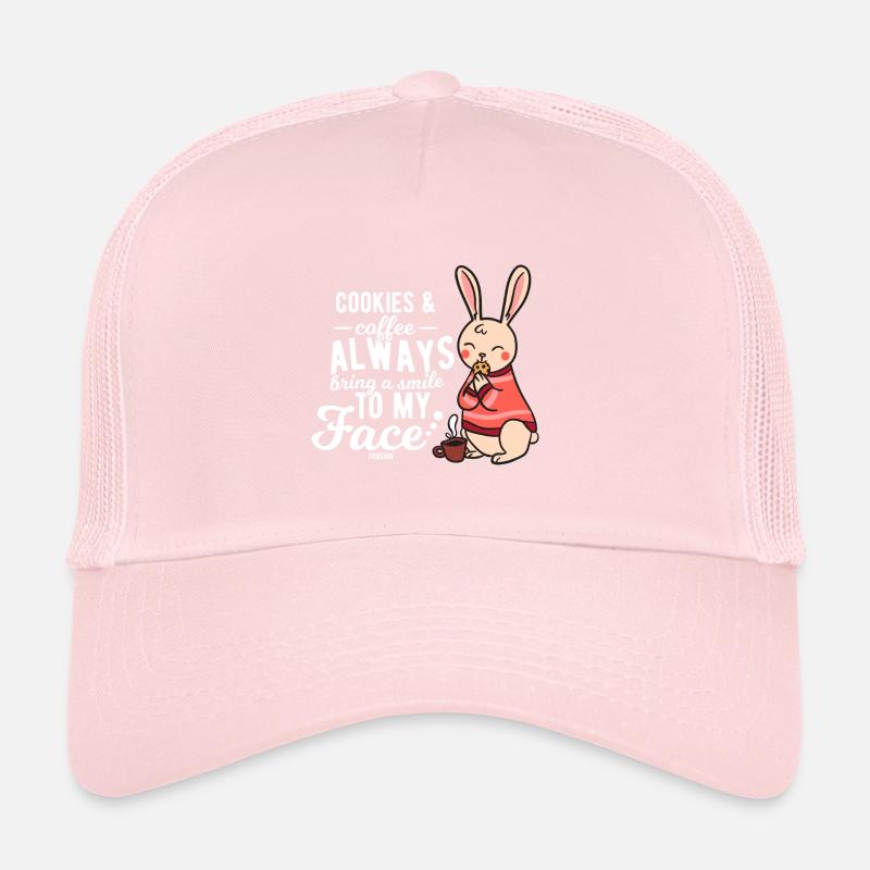 Cookies et lapin de café Casquette trucker 