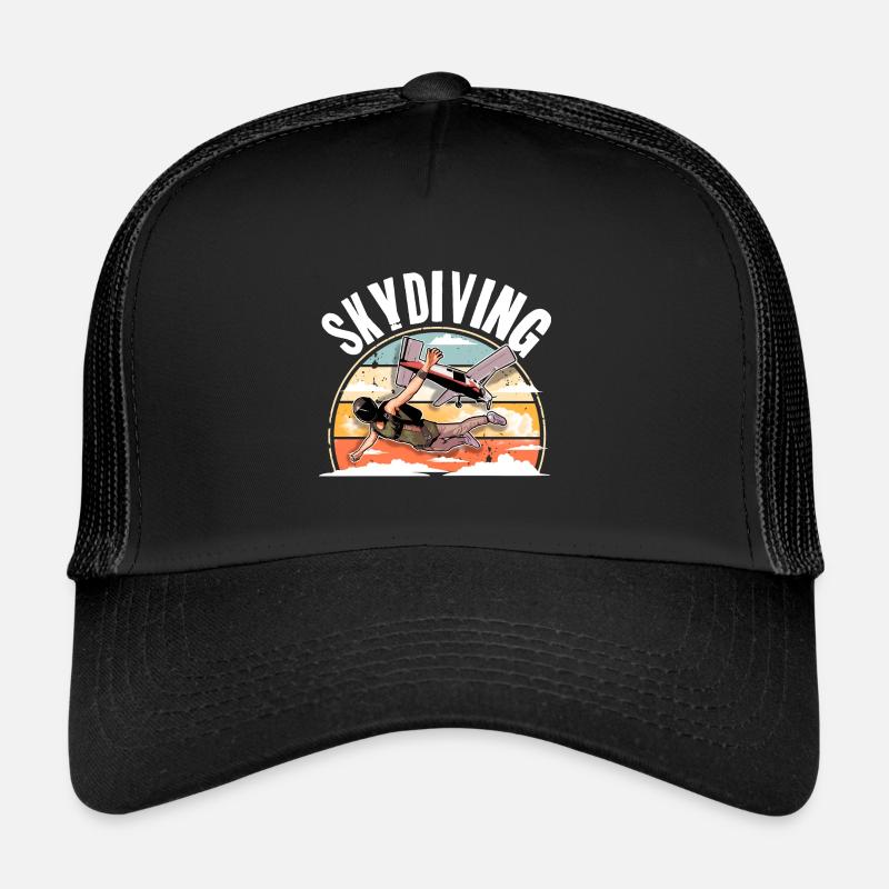 Skydiving Parachuting Parachute Trucker Cap