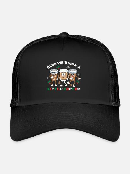 Cadeaux de Noël Noël - Casquette trucker  - noir/noir - Devant