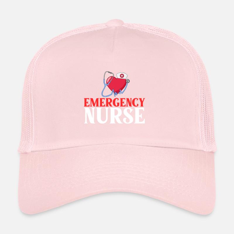 Infirmière d’urgence Premiers soins Casquette trucker 