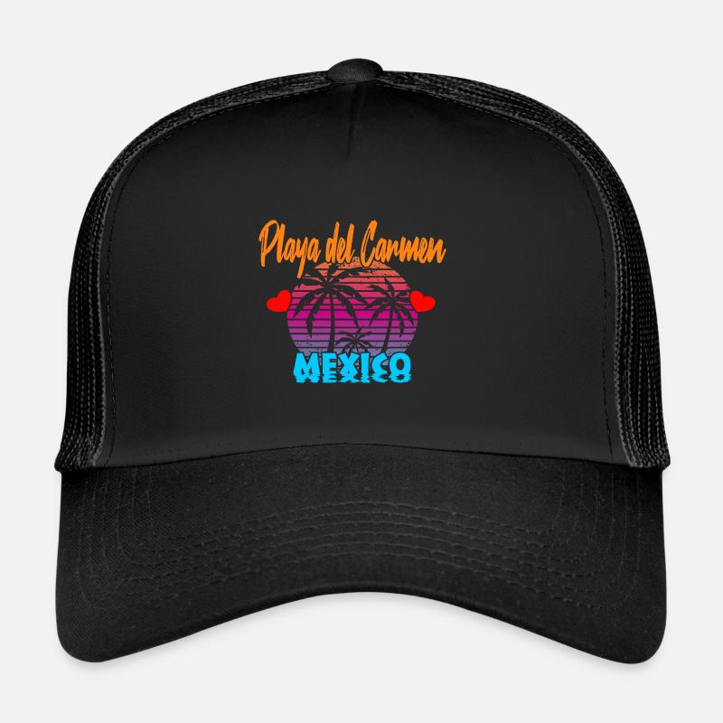 Playa Del Carmen Mexico Trucker Cap