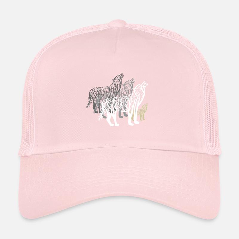 Wolfmond Rudder Wolf Moon Trucker Cap