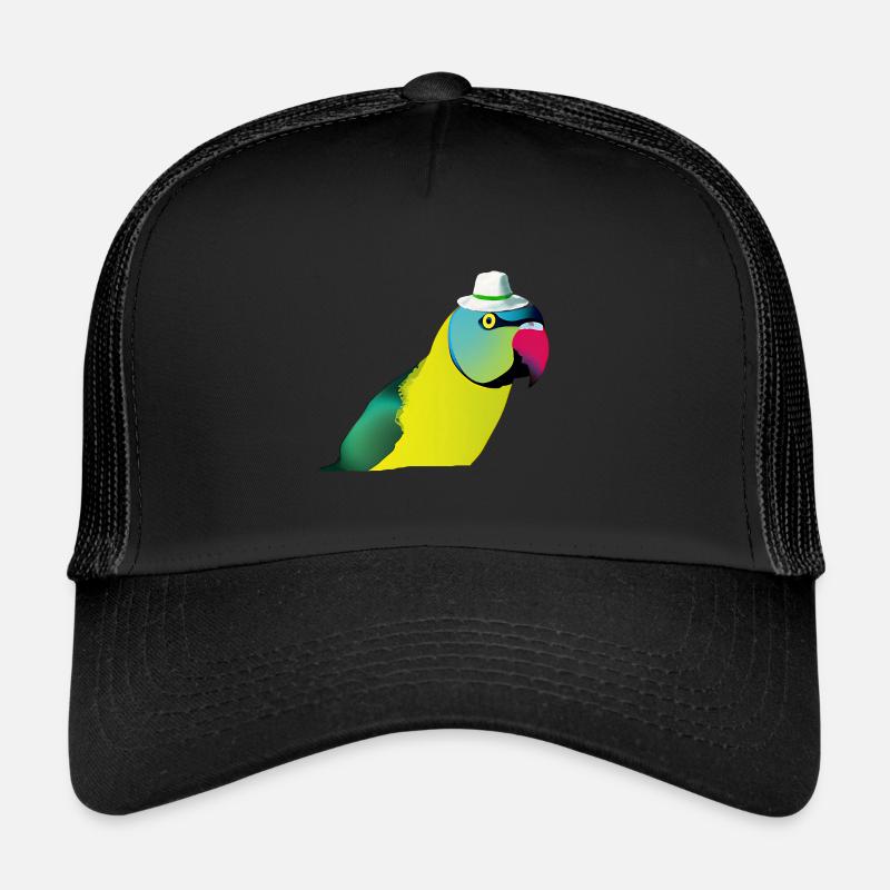 Indian ring-necked parrot Trucker Cap