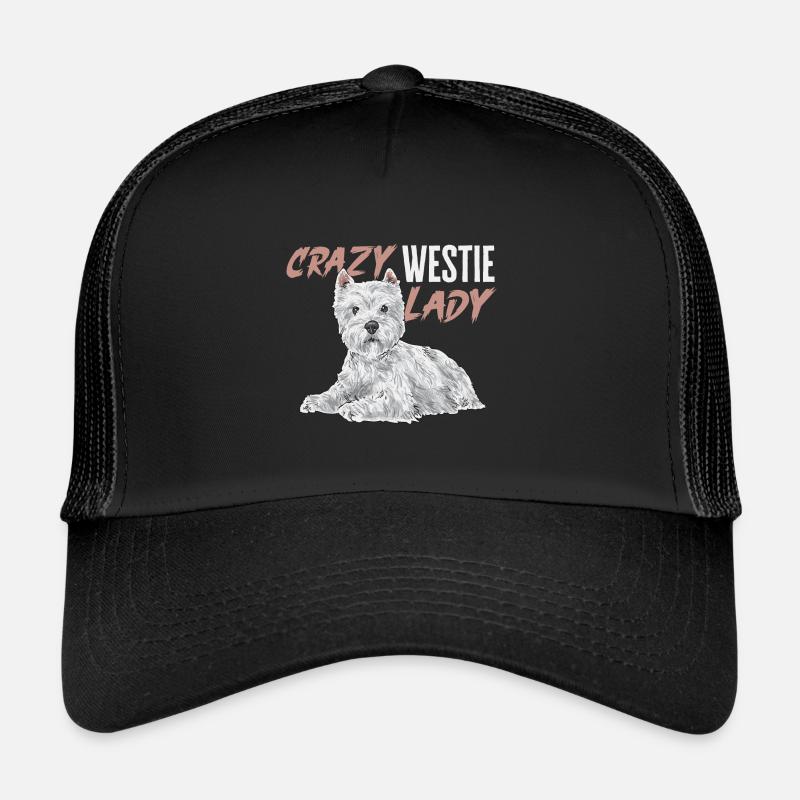 West Highland White Terrier Westie Casquette trucker 