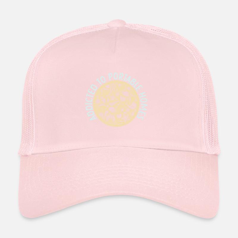 Addicted to Portable Homes Shelling Beachcombi Trucker Cap