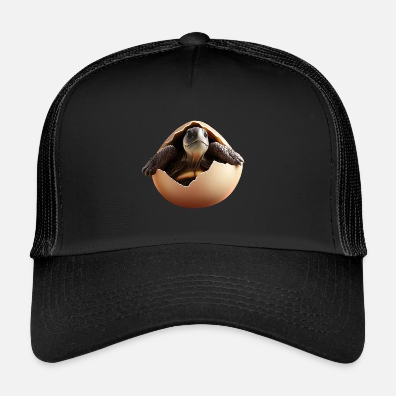 Turtle hatches from the egg Trucker Cap