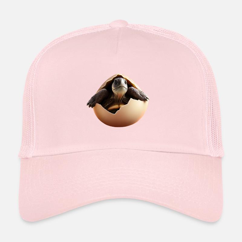La tortue éclot de l’œuf Casquette trucker 